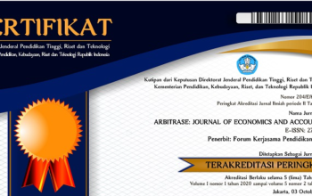 Call for Paper Jurnal ARBITRASE: Journal of Economics and Accounting Terakreditasi Sinta 5