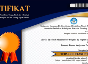 Call for Paper Journal of Social Responsibility Projects by Higher Education Forum Terakreditasi Sinta 6