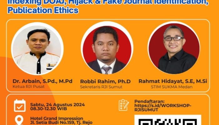 Workshop Indexing DOAJ, Hijack & Fake Journal Identification, Publication Ethics