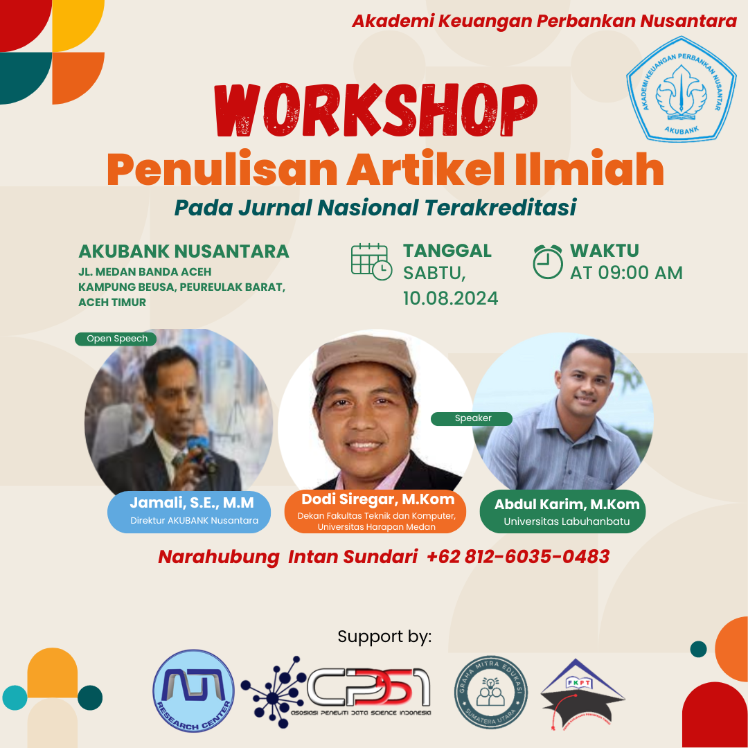 Workshop Penulisan Artikel Ilmiah pada Jurnal Nasional Terakreditasi