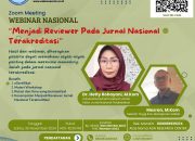 Event ADA Research Center Menjadi Reviewer Pada Jurnal Nasional Terakreditasi