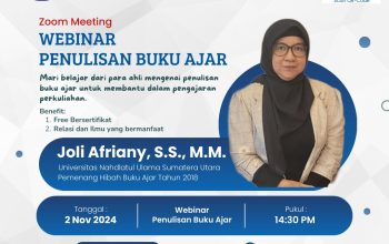 Webinar Nasional Penulisan Buku Ajar